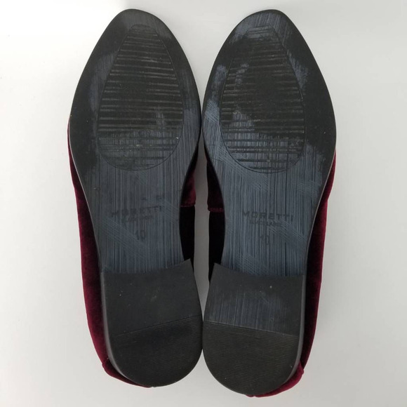 Moretti Black Label Mens Slip On Suede Loafers Shoes Red Size 10 - Picture 9 of 12